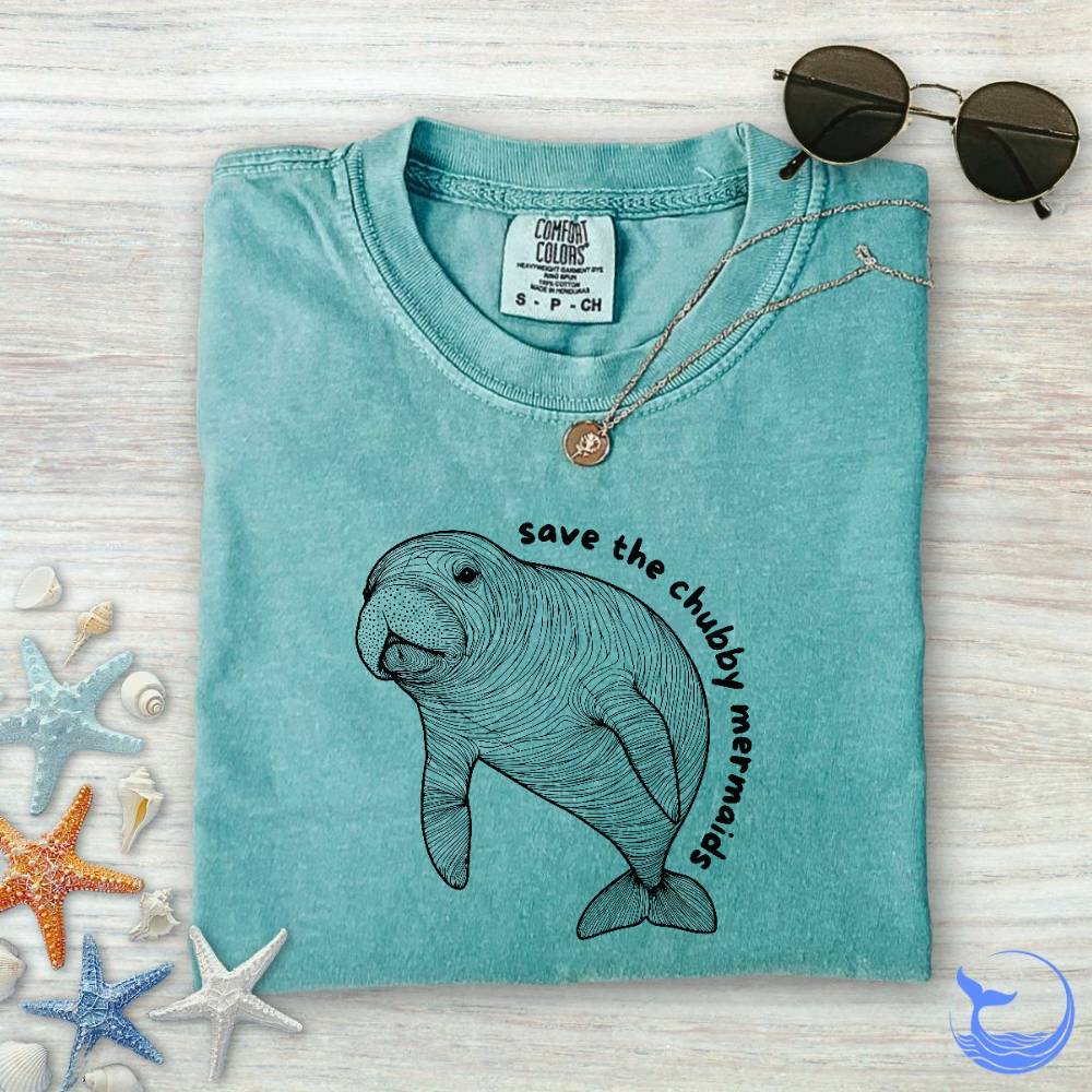 Chubby Mermaids Comfort Colors T-Shirt