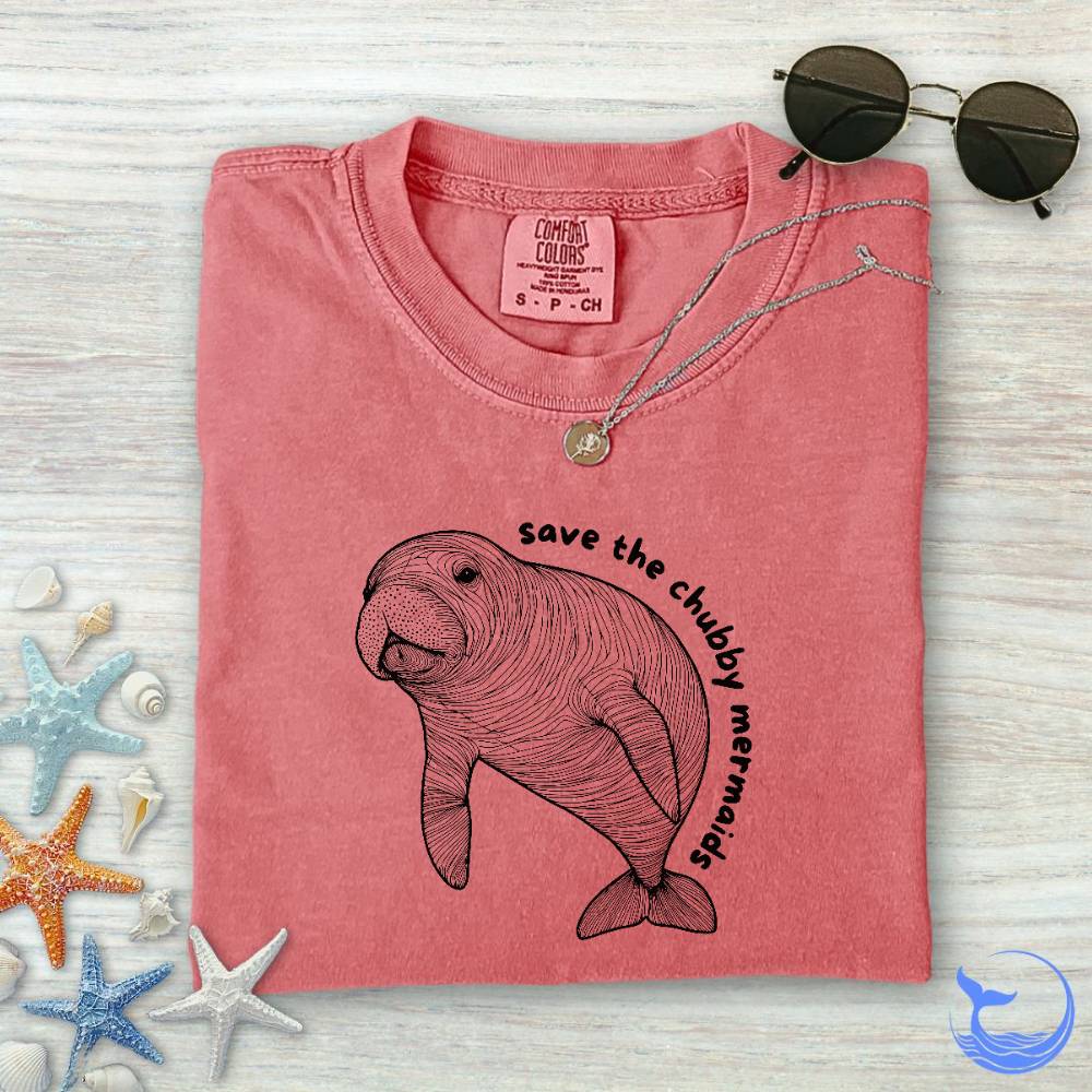 Chubby Mermaids Comfort Colors T-Shirt