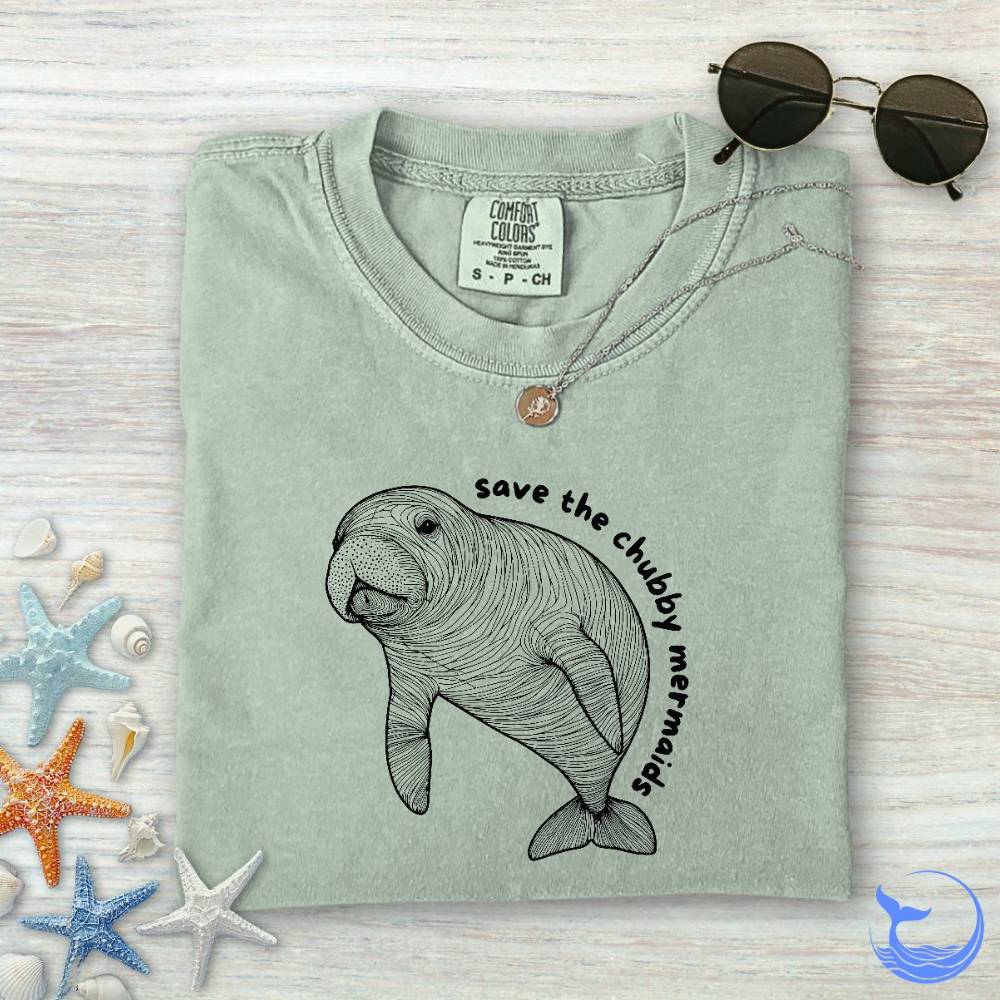 Chubby Mermaids Comfort Colors T-Shirt