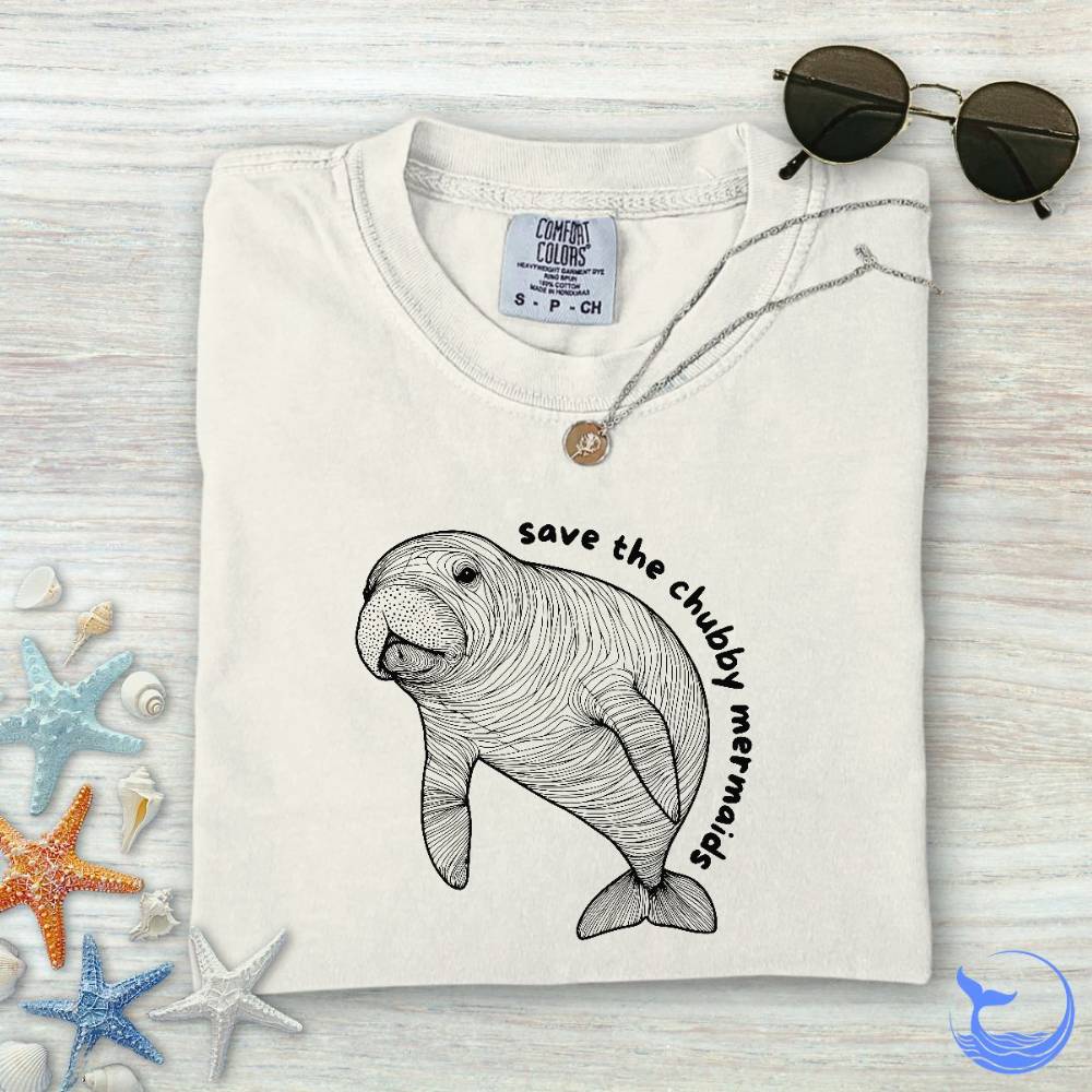 Chubby Mermaids Comfort Colors T-Shirt