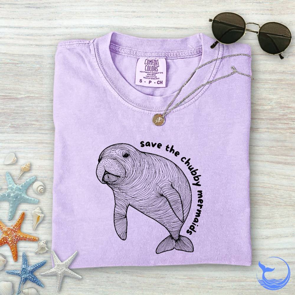 Chubby Mermaids Comfort Colors T-Shirt
