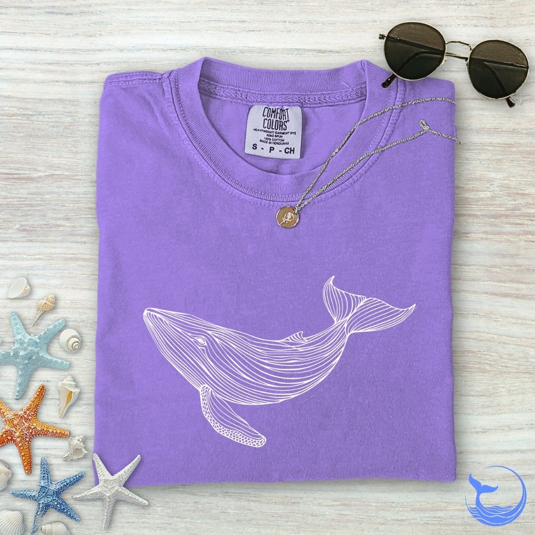 Whale Comfort Colors T-Shirt