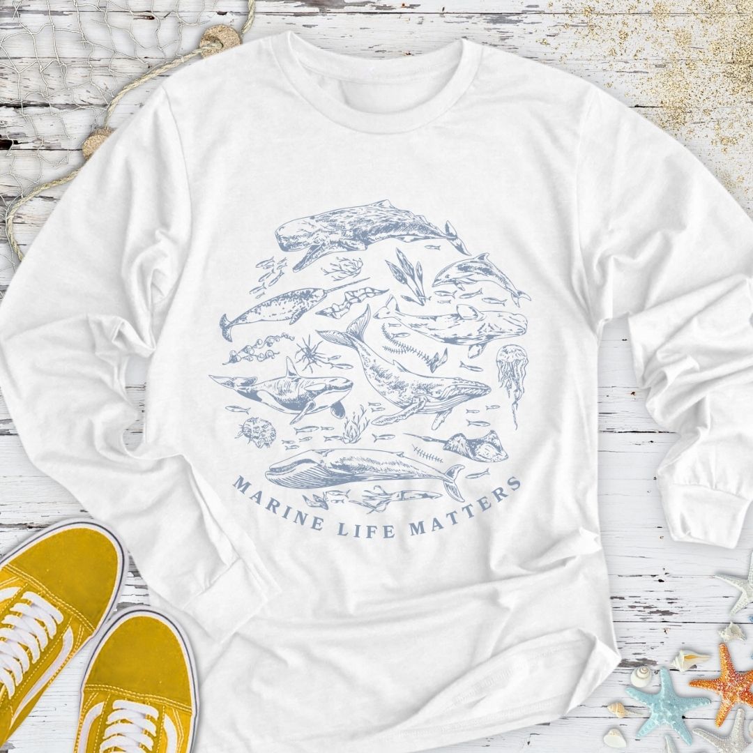 Marine Life Matters Long Sleeve Tee