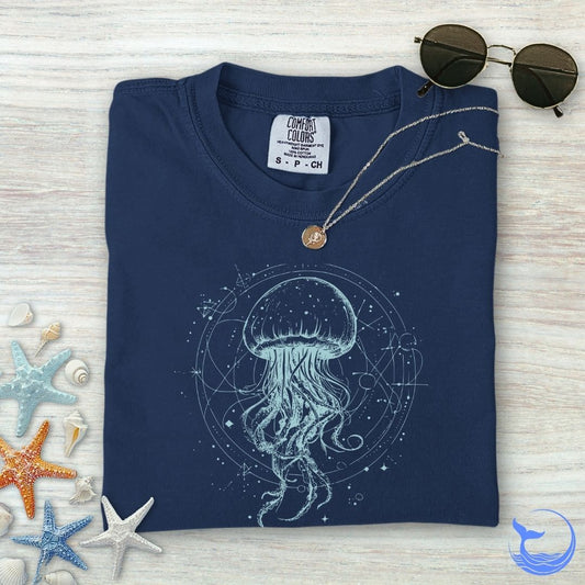 Cosmic Jellysfish Comfort Colors T-Shirt