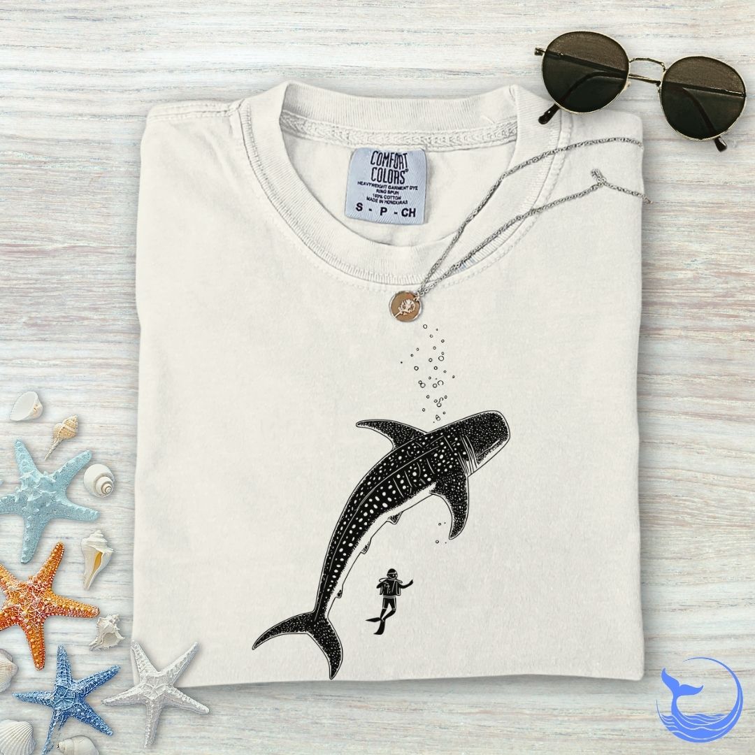 Diving With a Whale Shark Comfort Colors T-Shirt