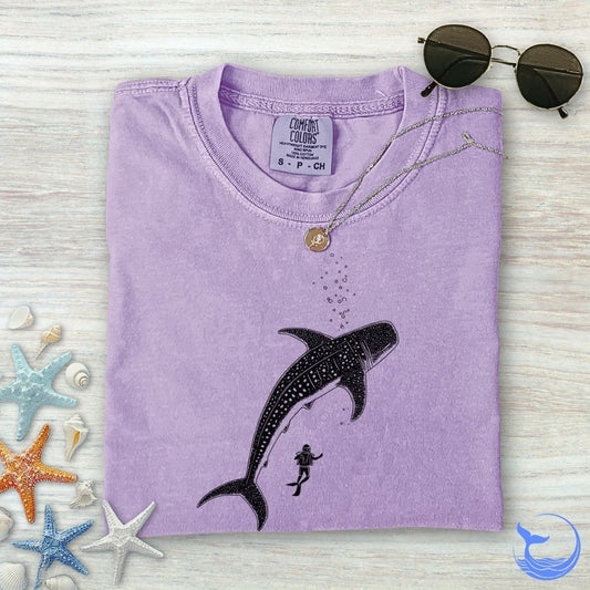 Diving With a Whale Shark Comfort Colors T-Shirt