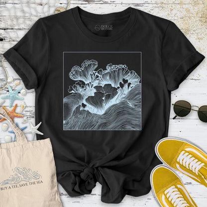 Coral Reef Line Art T-Shirt
