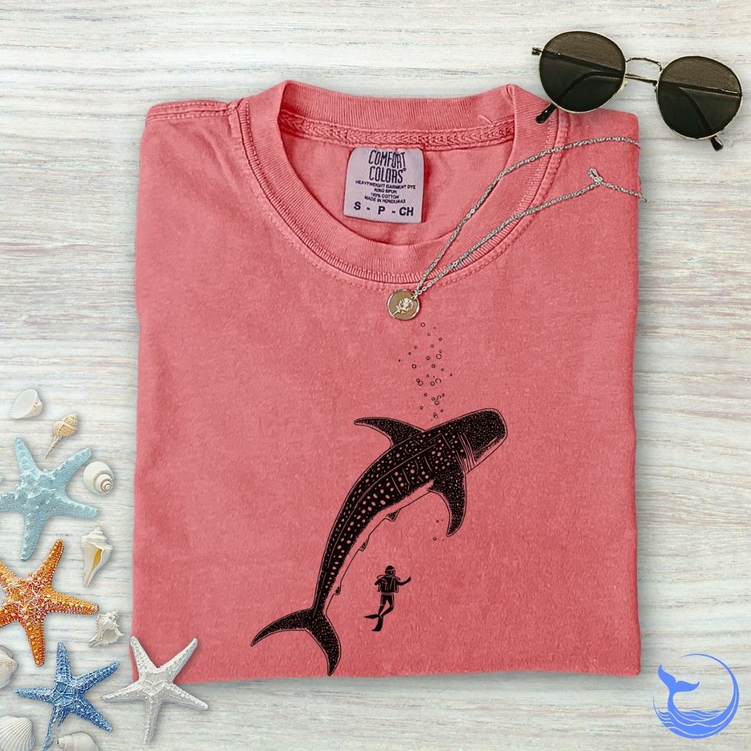 Diving With a Whale Shark Comfort Colors T-Shirt