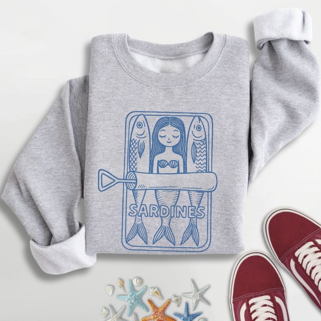 Mermaid Sardines Sweatshirt