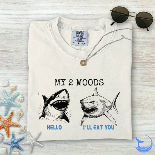 2 Moods, Sharks Comfort Colors T-Shirt