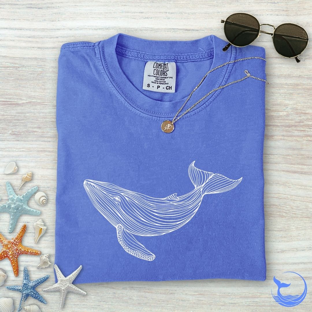 Whale Comfort Colors T-Shirt