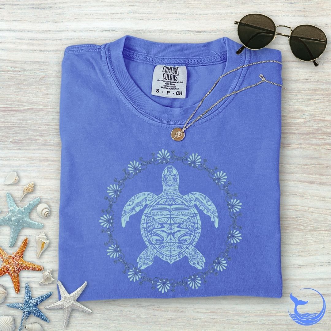 Turtle Mandala Comfort Colors T-Shirt