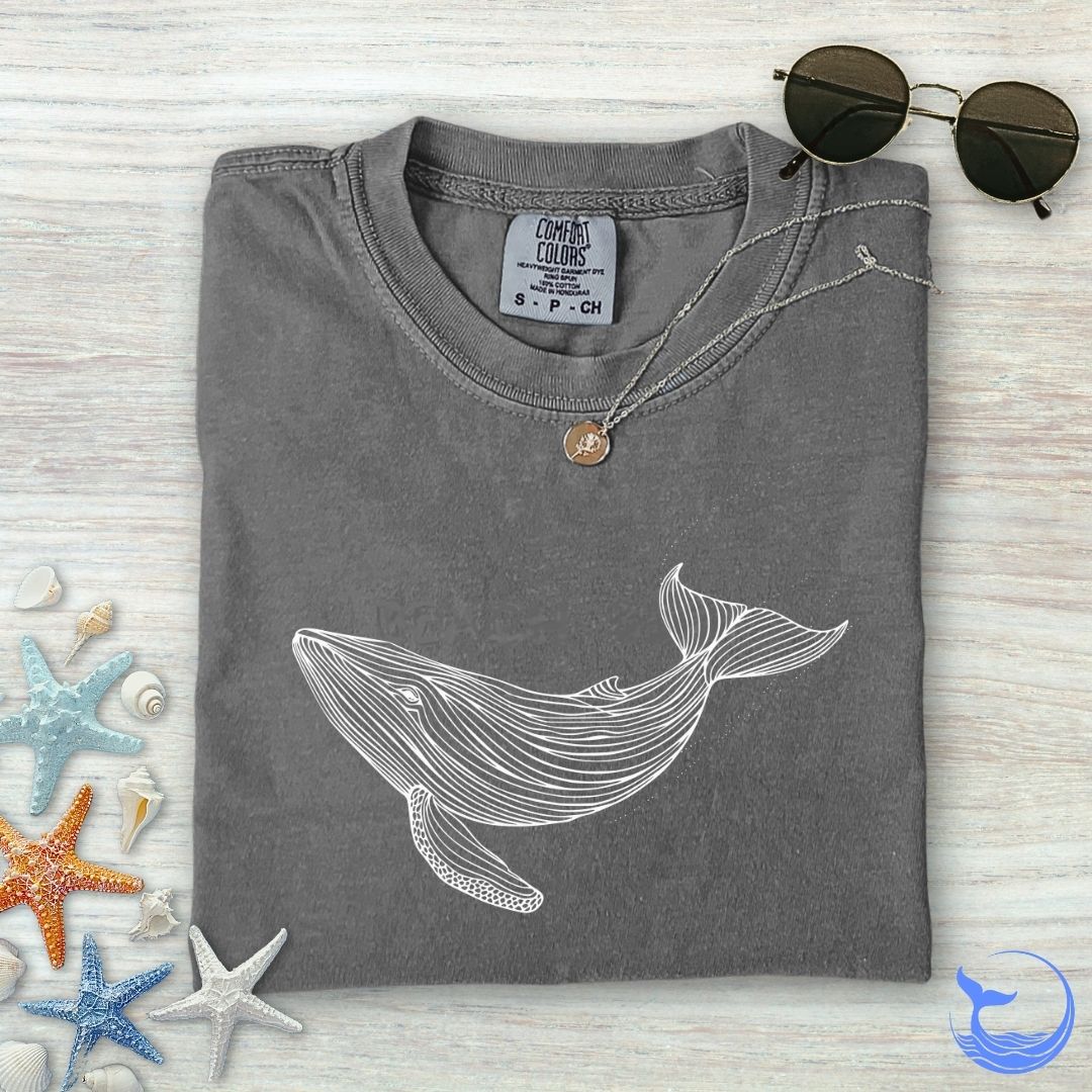 Whale Comfort Colors T-Shirt