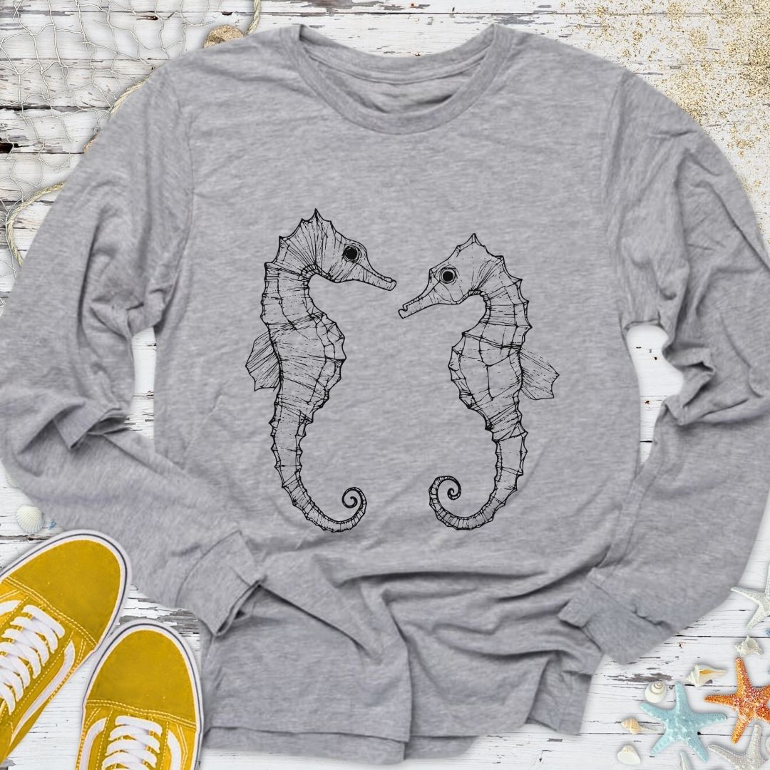 Seahorses Long Sleeve Tee