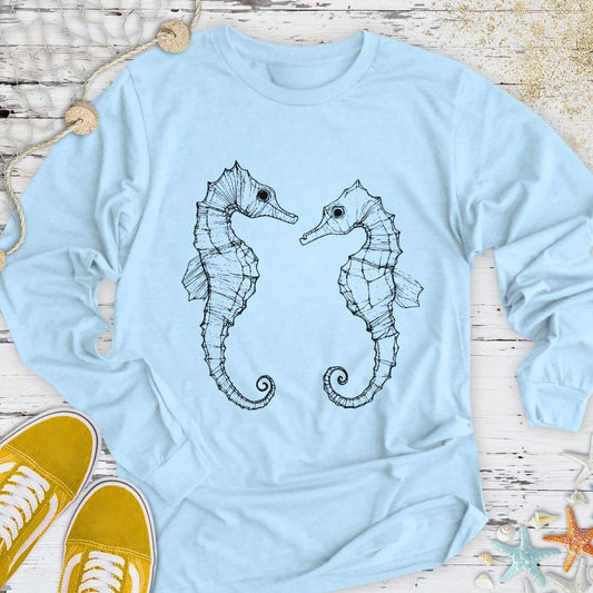 Seahorses Long Sleeve Tee