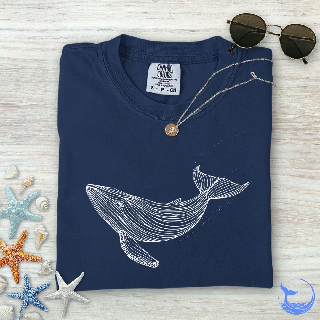 Whale Comfort Colors T-Shirt