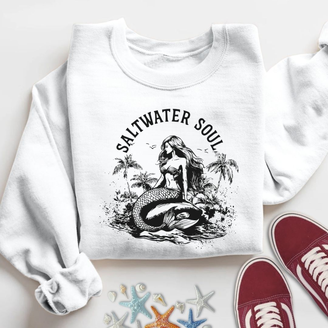 Saltwater Soul Mermaid Sweatshirt