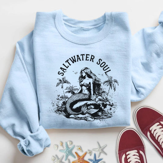 Saltwater Soul Mermaid Sweatshirt