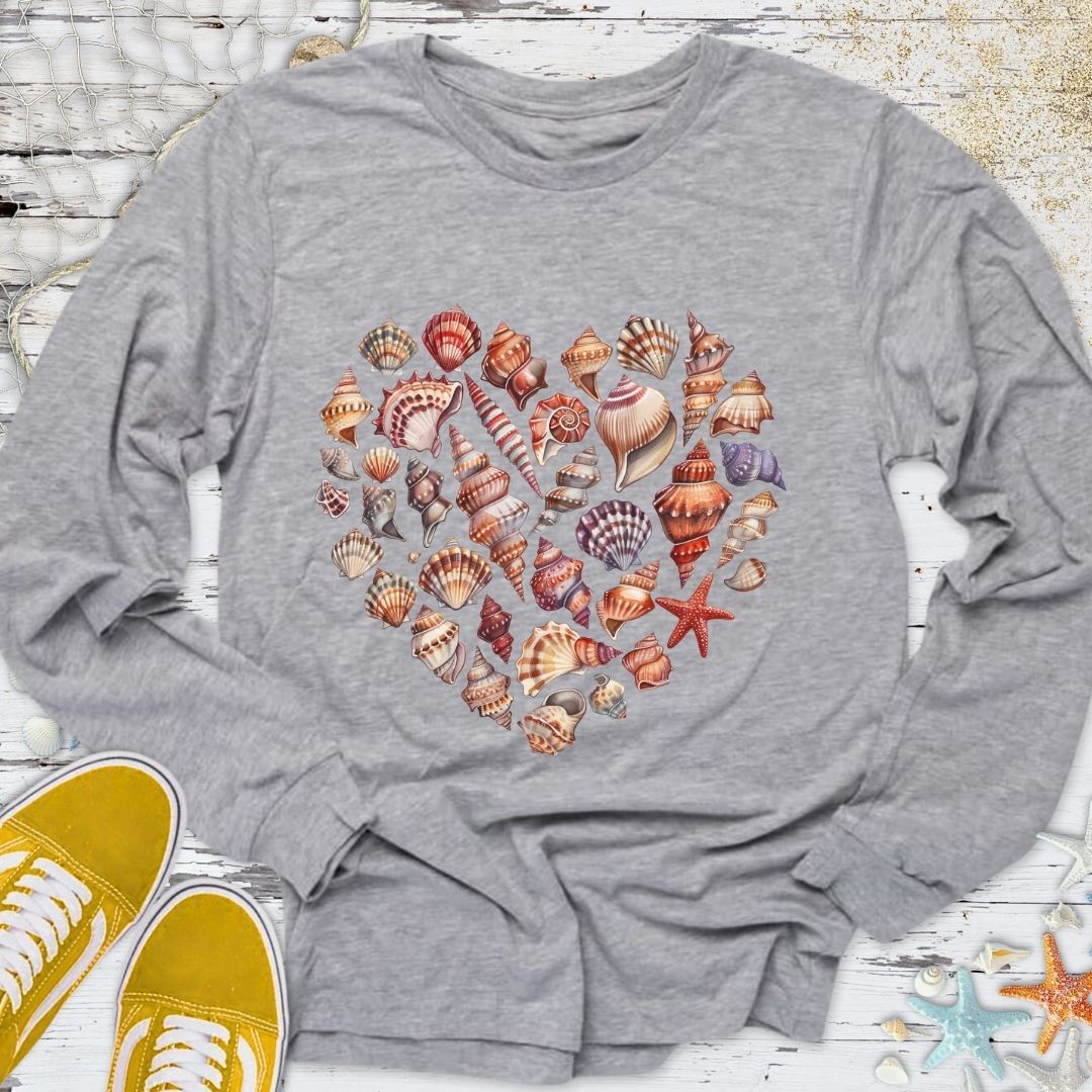 Heart Of Shells Long Sleeve Tee