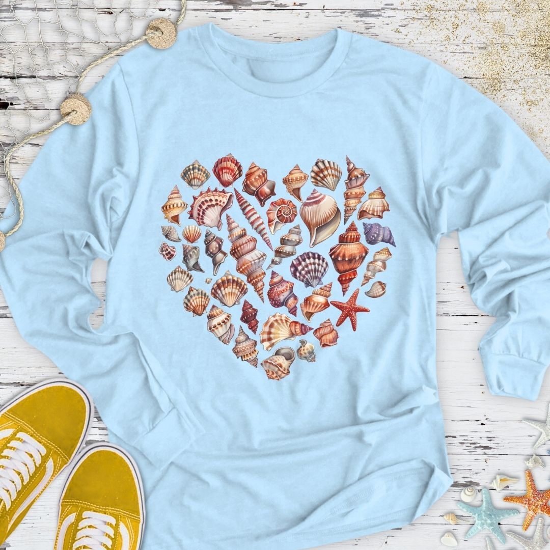 Heart Of Shells Long Sleeve Tee