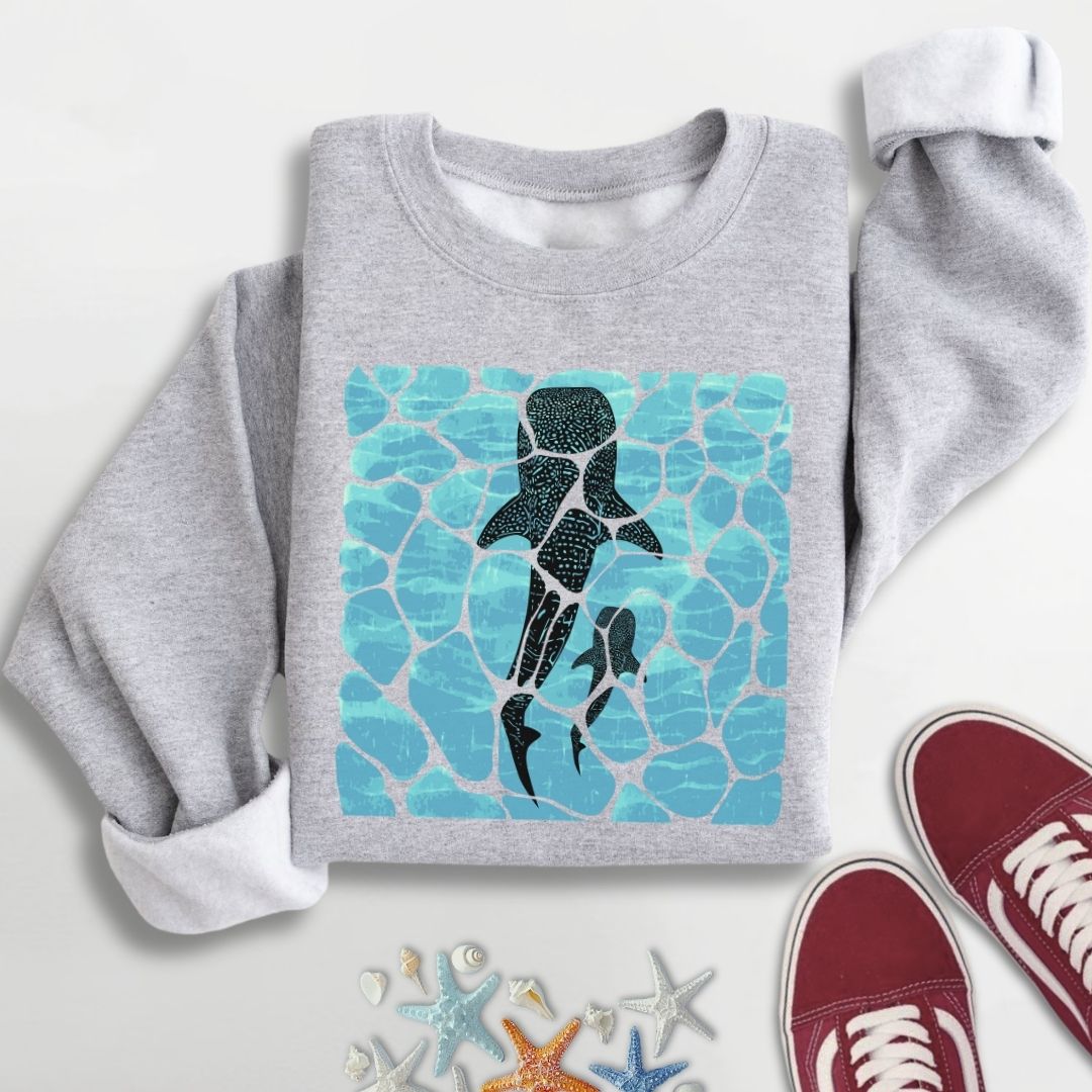 Swimming Whale Sharks Sweatshirt