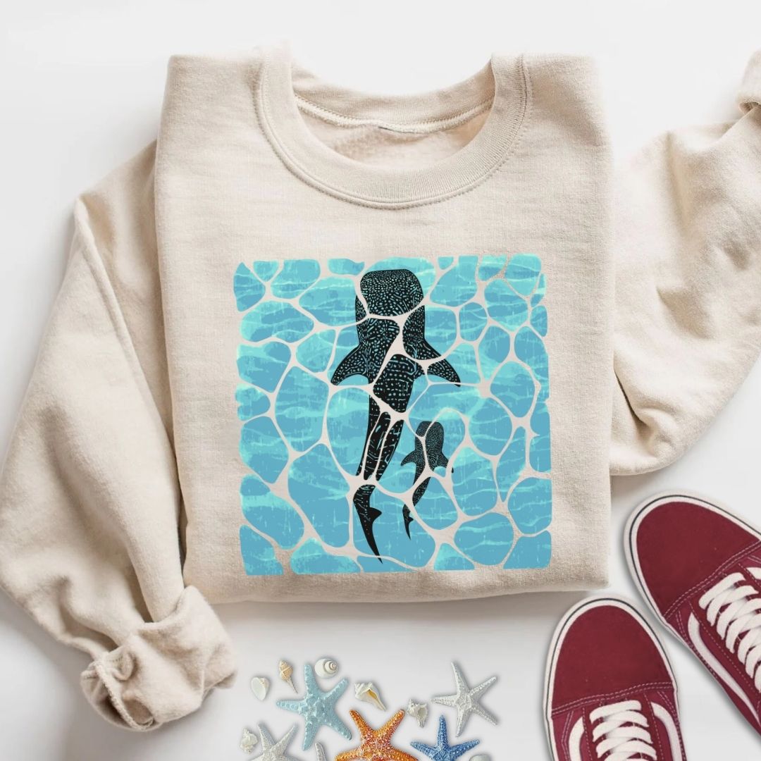 Swimming Whale Sharks Sweatshirt