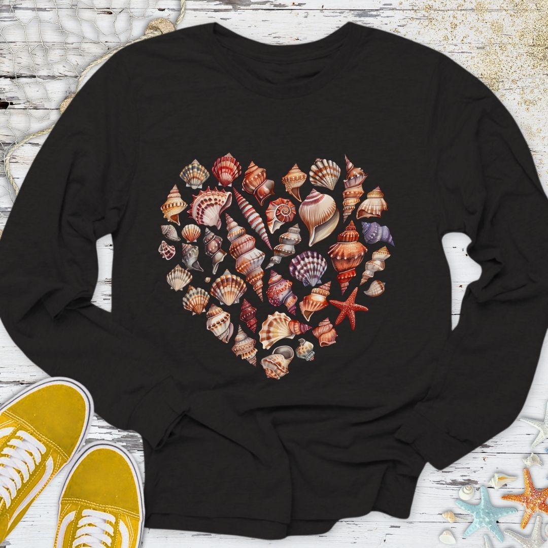 Heart Of Shells Long Sleeve Tee
