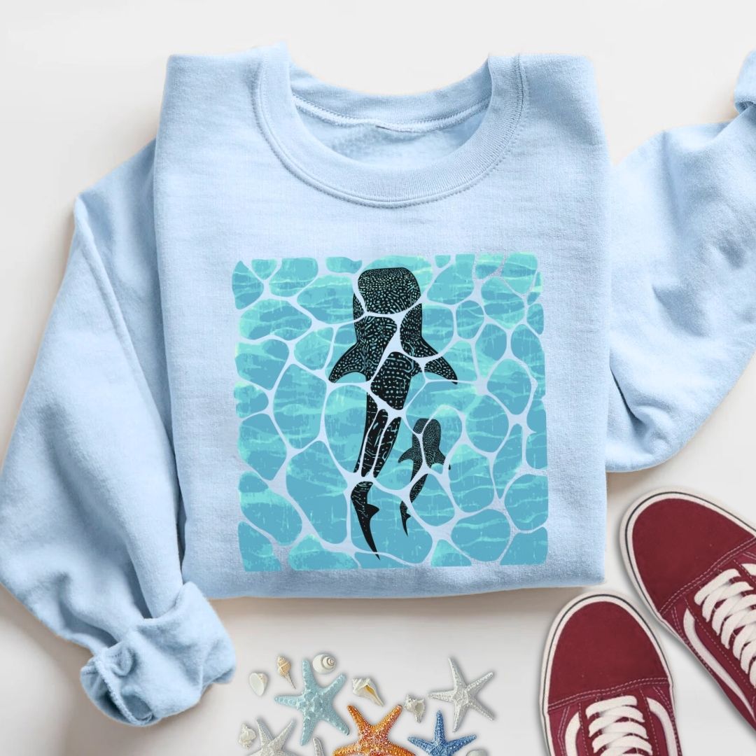 Swimming Whale Sharks Sweatshirt
