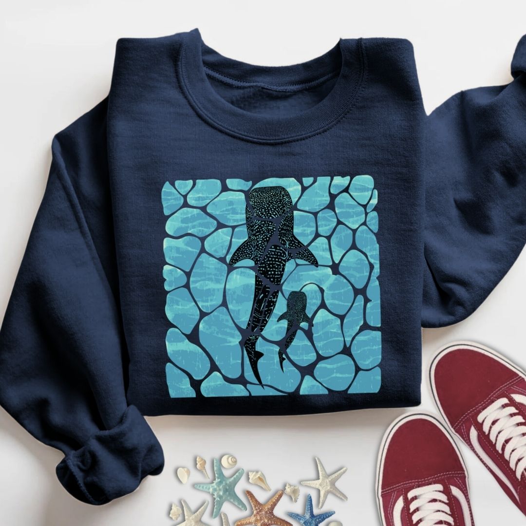 Swimming Whale Sharks Sweatshirt