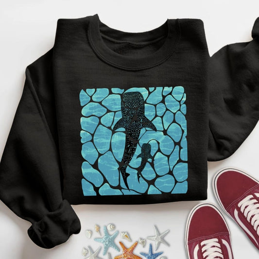 Swimming Whale Sharks Sweatshirt