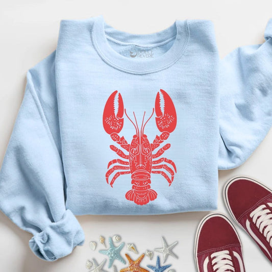 Tribal Lobster Sweatshirt