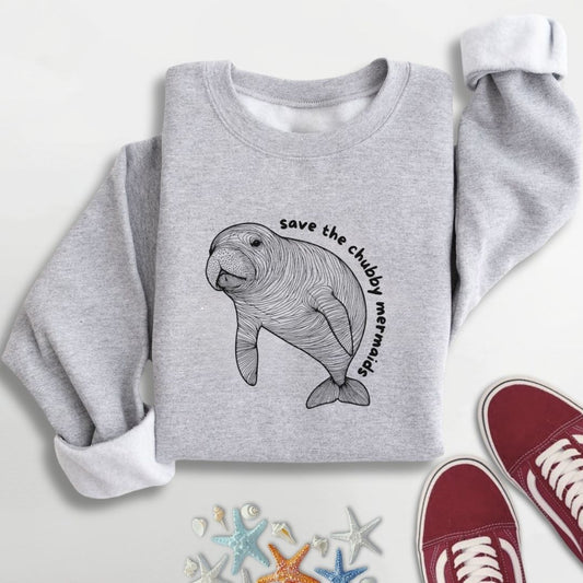 Chubby Mermaids Sweatshirt