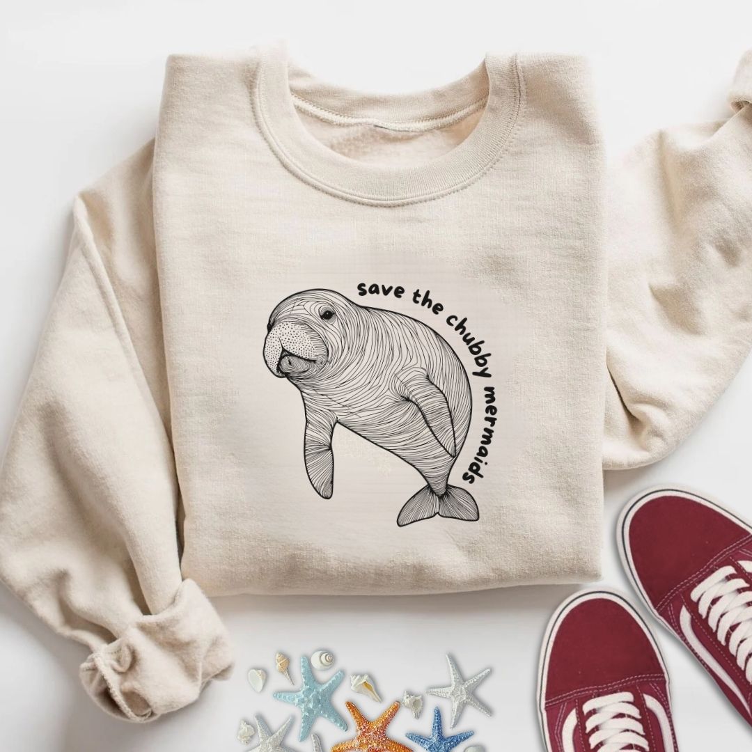 Chubby Mermaids Sweatshirt