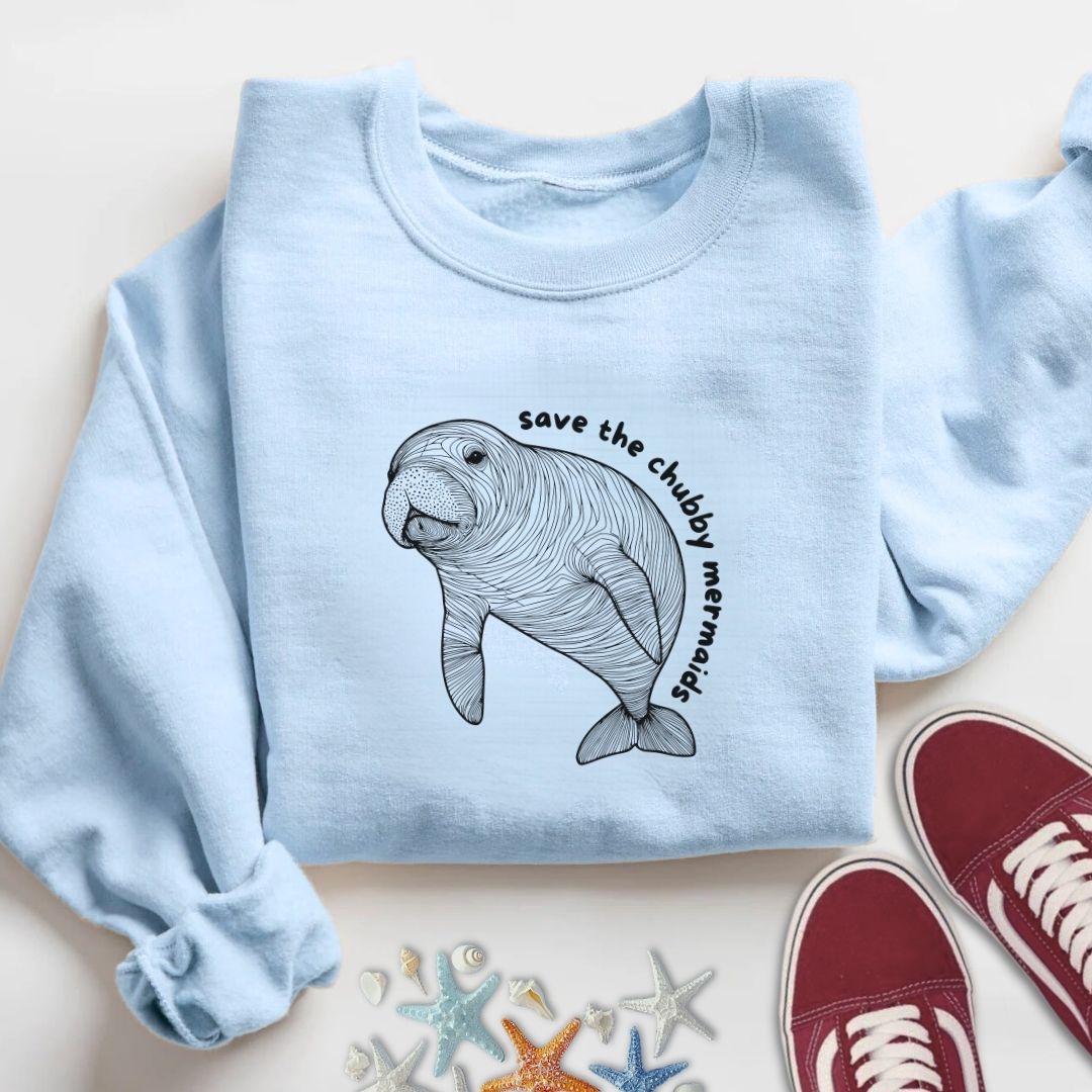 Chubby Mermaids Sweatshirt