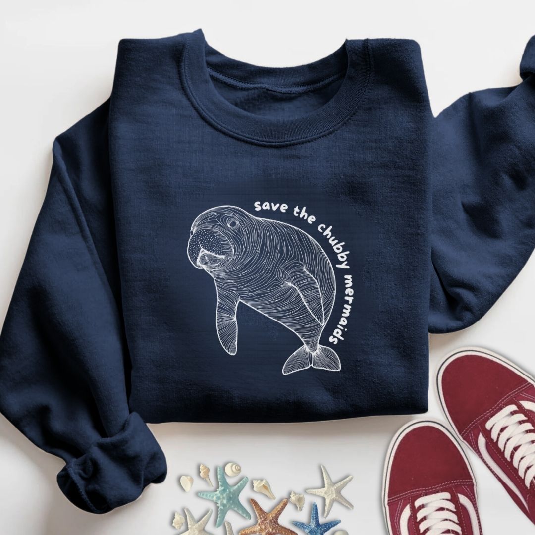 Chubby Mermaids Sweatshirt