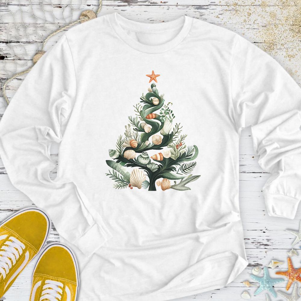 Underwater Christmas Long Sleeve Tee