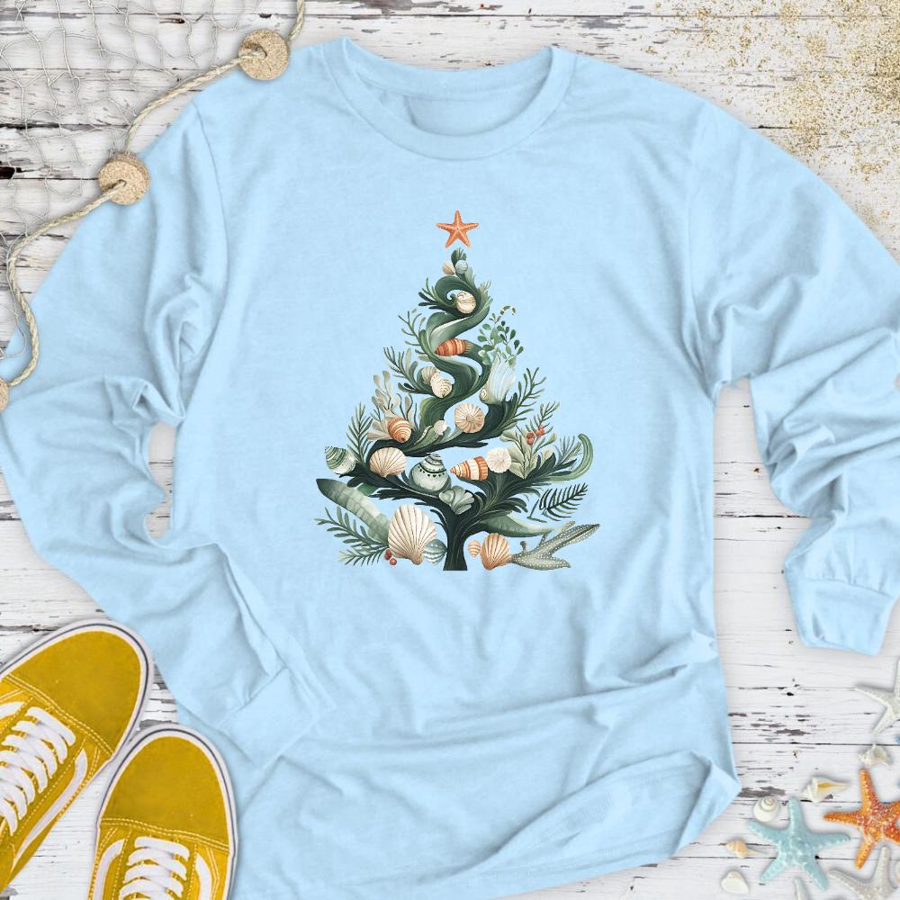 Underwater Christmas Long Sleeve Tee