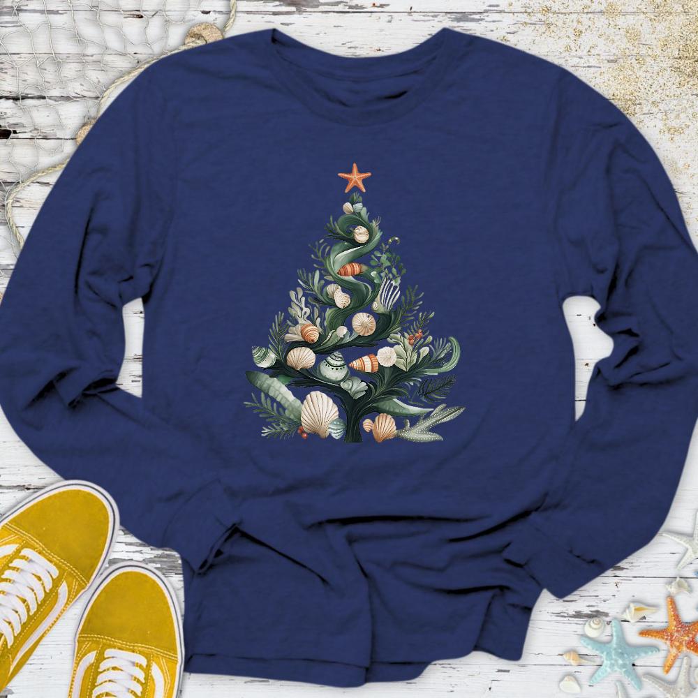 Underwater Christmas Long Sleeve Tee