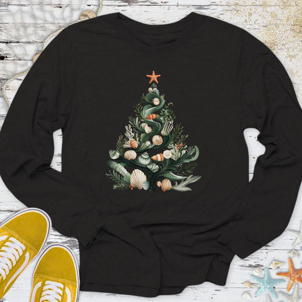 Underwater Christmas Long Sleeve Tee