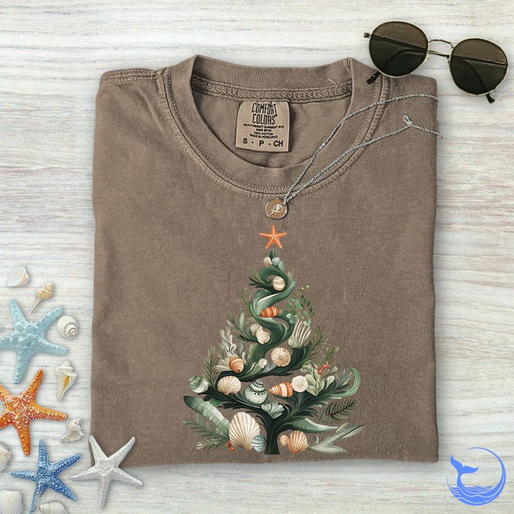 Underwater Christmas Comfort Colors T-Shirt