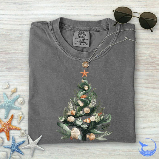 Underwater Christmas Comfort Colors T-Shirt
