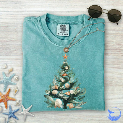 Underwater Christmas Comfort Colors T-Shirt