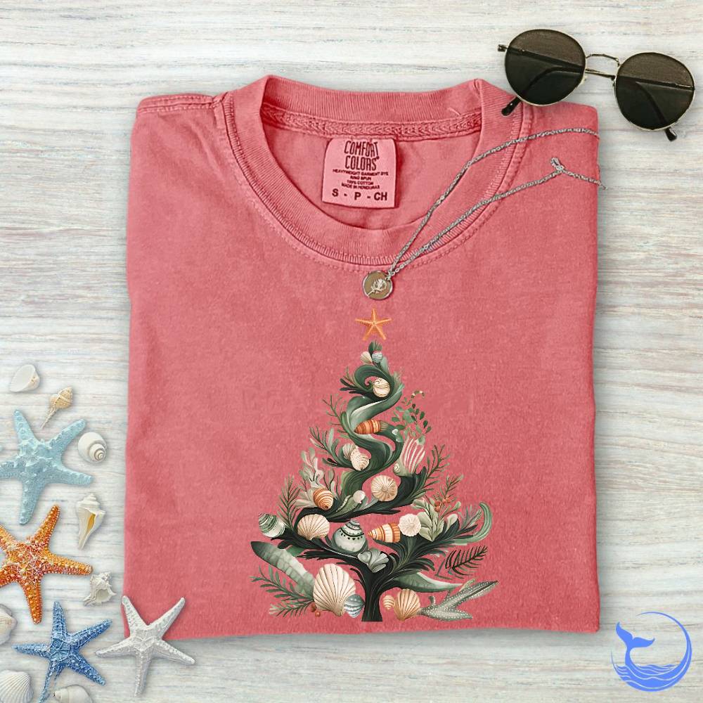 Underwater Christmas Comfort Colors T-Shirt