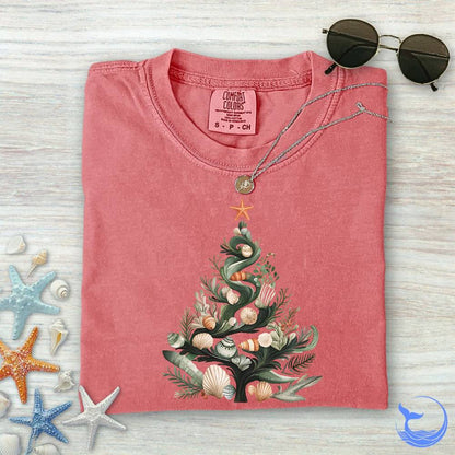 Underwater Christmas Comfort Colors T-Shirt