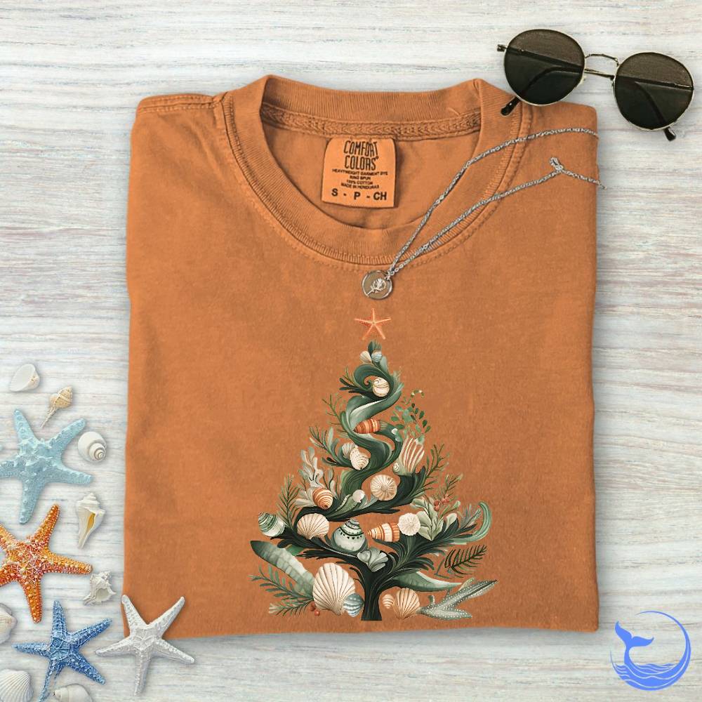 Underwater Christmas Comfort Colors T-Shirt