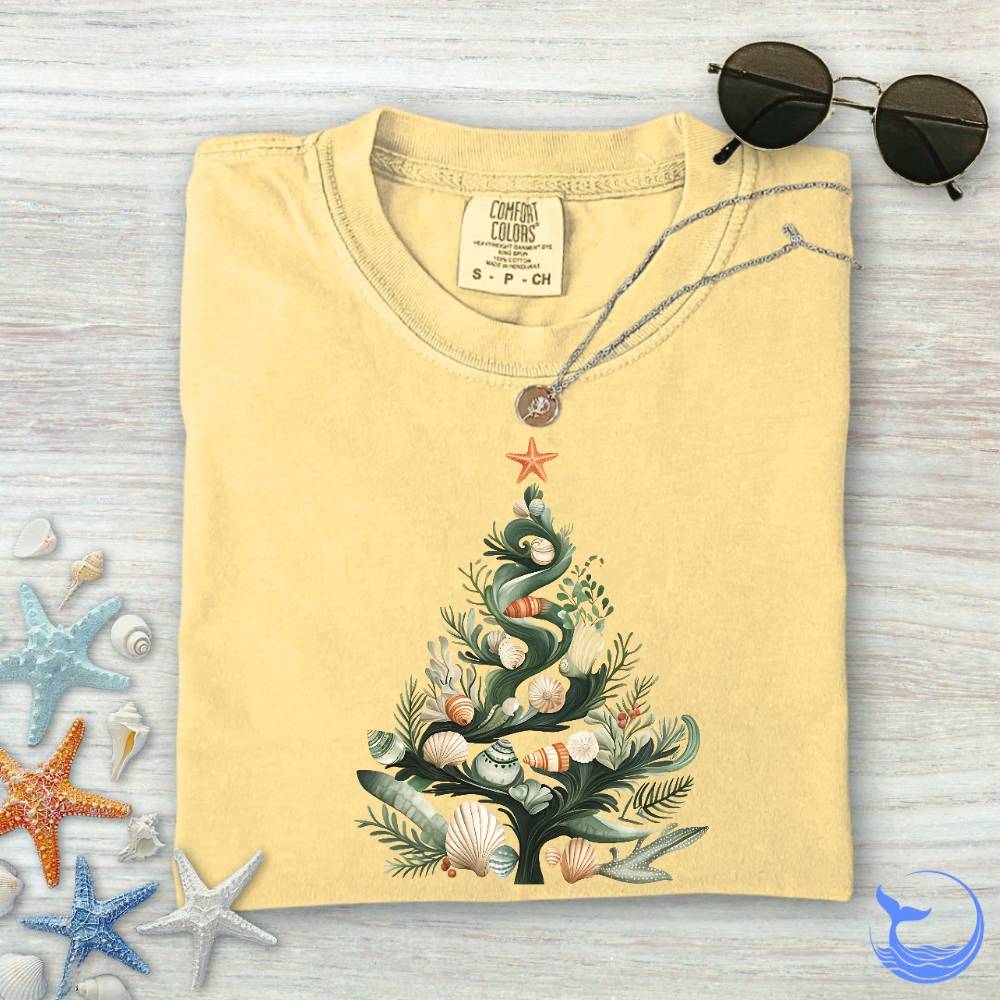 Underwater Christmas Comfort Colors T-Shirt