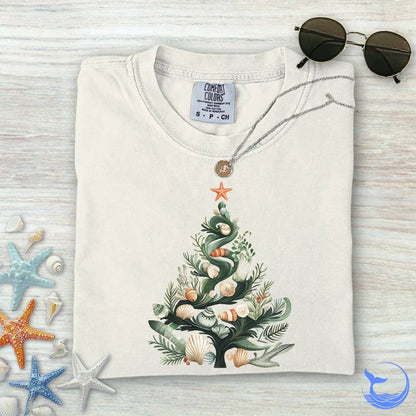 Underwater Christmas Comfort Colors T-Shirt