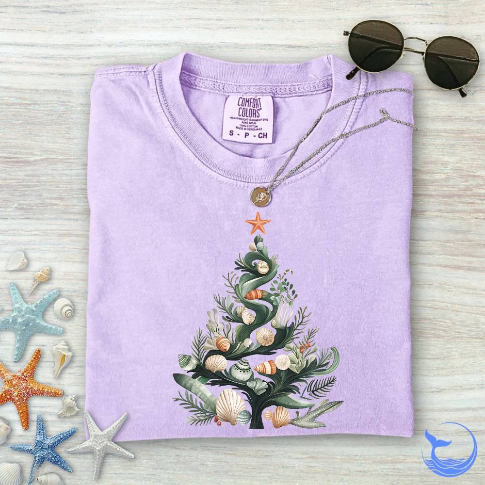 Underwater Christmas Comfort Colors T-Shirt