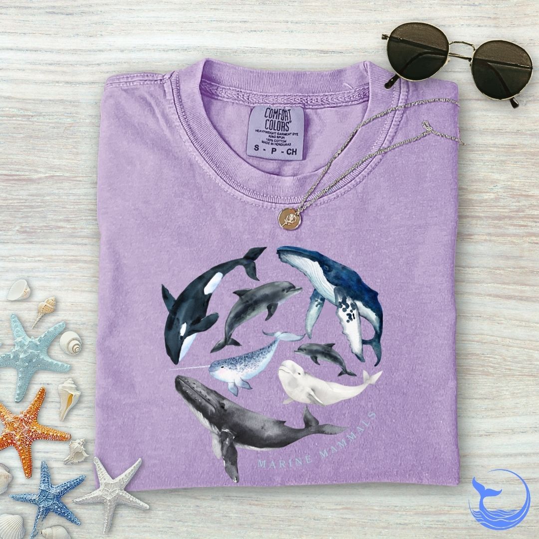 Marine Mammals Comfort Colors T-Shirt