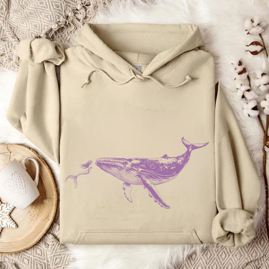 Mermaid & Whale Hoodie